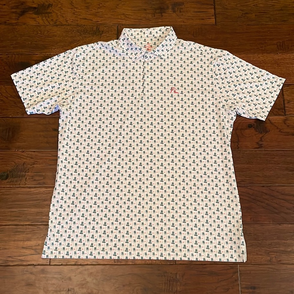 Rhoback Azalea Collection The Speedwalk Polo Masters Golf Polo Shirt